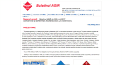 Desktop Screenshot of buletinulagir.agir.ro