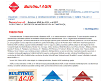 Tablet Screenshot of buletinulagir.agir.ro